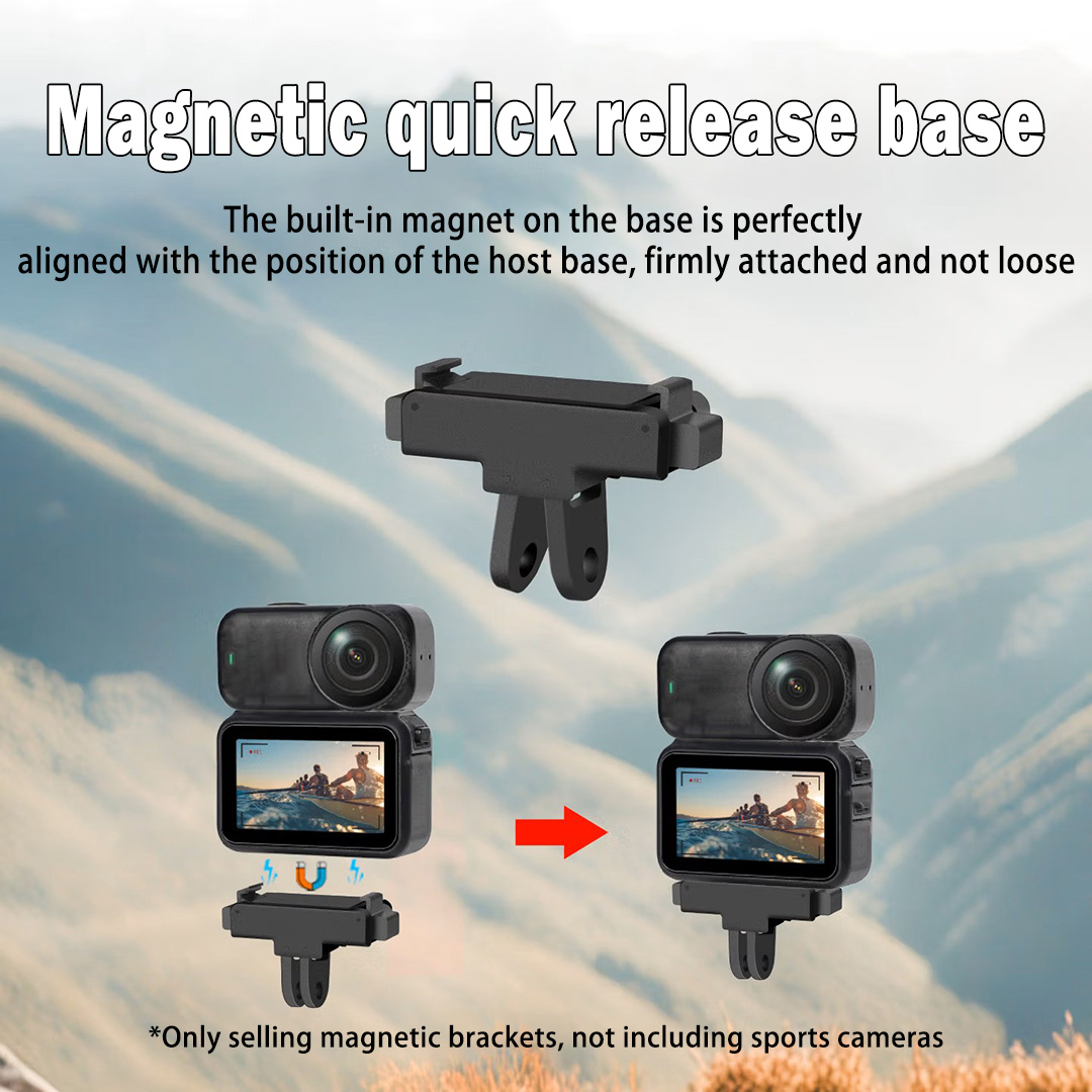 Selfie Stick Tripod - Base adaptadora magnética de liberação rápida