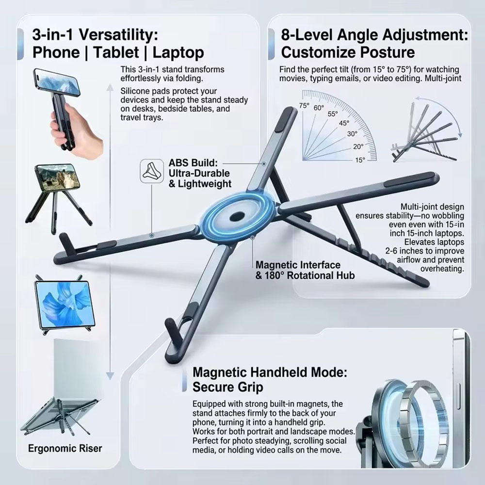 Suporte Magnético Portátil par - Selfie Stick Tripod avaliação e preço