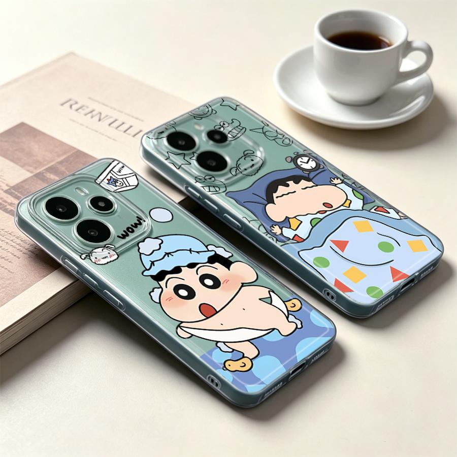 Capa Fofa Shin-Chan para Xiaom - Phone Case Clear avaliação e preço