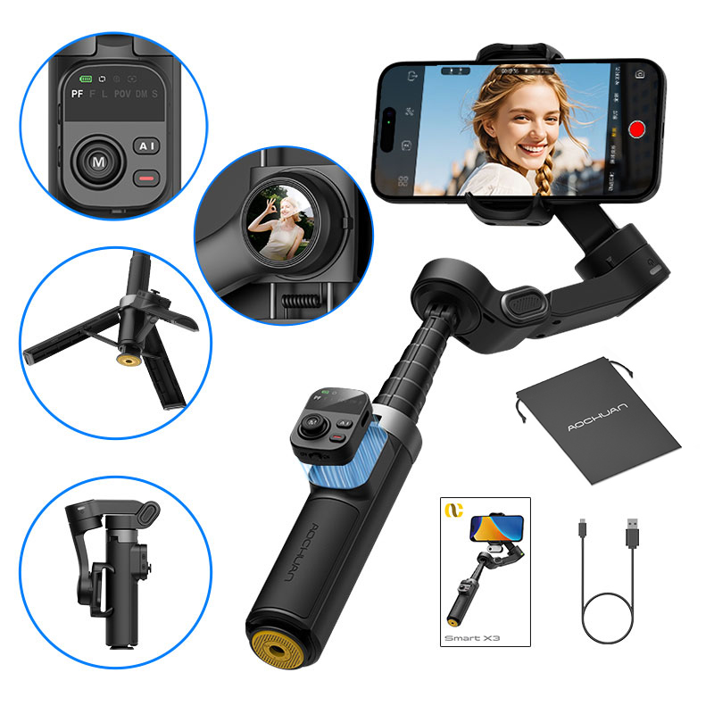 AOCHUAN Smart X3 360 °   Estab - Selfie Stick Tripod avaliação e preço