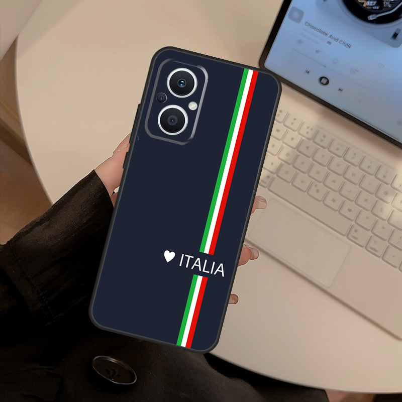 Capa com a bandeira da Itália  - Oppo Reno 12 avaliação e preço
