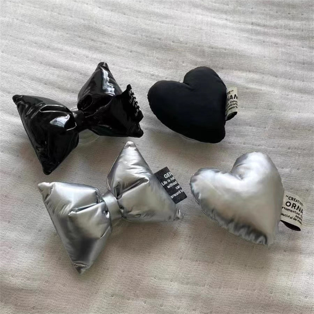 Ins 3d bowknot coração de algo - Pop Socket Grip avaliação e preço