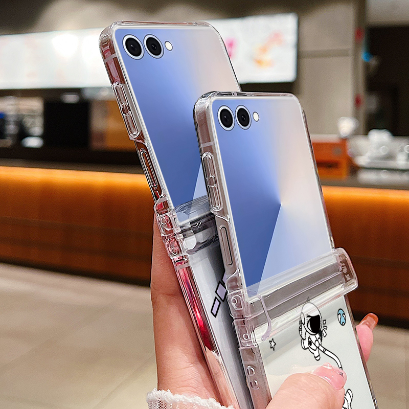Astronautas padrão dobrável ca - Phone Case Clear avaliação e preço